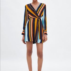 Zara striped retro dress. Size s